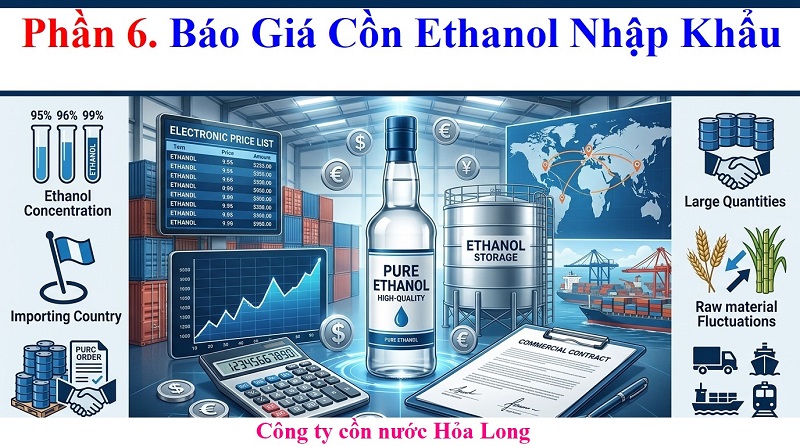 Cồn Ethanol Nhập Khẩu – Giải Pháp Nguồn Nguyên Liệu Chất Lượng Cao Cho Nhiều Ngành Công Nghiệp